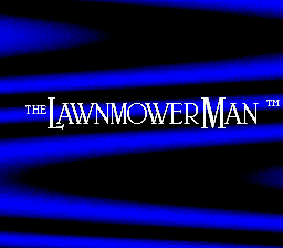 Lawnmower Man, The (USA, Europe) Title Screen